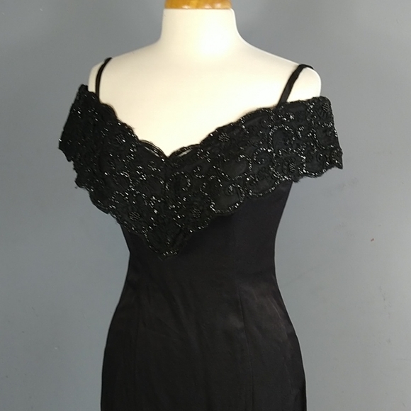 Vintage Niki Petites off shoulder cocktail dress 6 - Picture 10 of 12